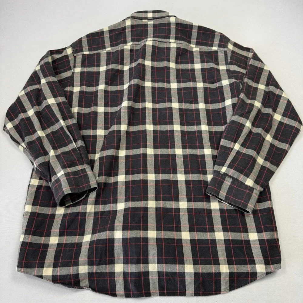 Ralph Lauren Polo Sport Sportsman Men's Flannel‎ Shirt Plaid Multicolor Medium